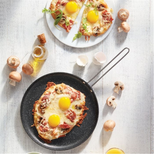 Starfrit - The Rock Multi-Use Frying Pan, 10" Diameter, Non-Stick Surface, Black