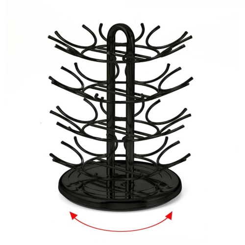 Starfrit - Carrousel pour Capsule Nespresso, Capacité de 28 Capsules Vertuo, Noir