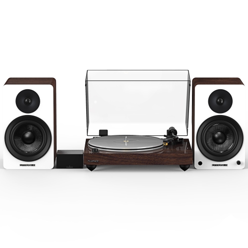 FLUANCE  Rt85N Reference High Fidelity Vinyl Turntable, Pa10 Phono Preamp And Ai61 Powered 6.5" Stereo Bookshelf Speakers