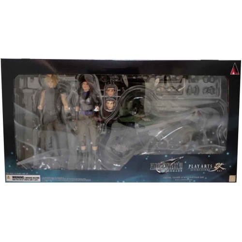 Final Fantasy VII 10 Inch Action Figure Play Arts Kai - Jessie with Cloud & Motorcycle Set
