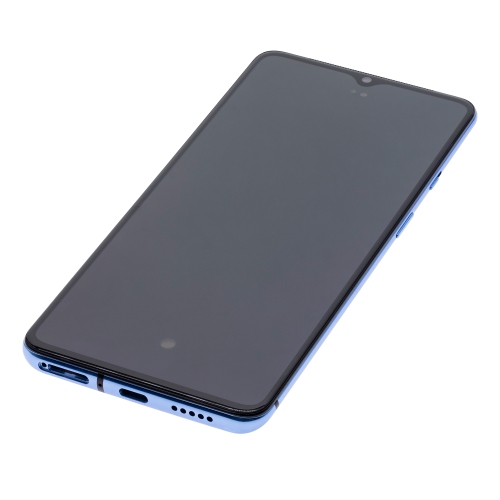 Replacement OLED Assembly With Frame Compatible For OnePlus 7T (Glacier Blue) by ESOURCE PARTS - Refurbished condition - Image 4