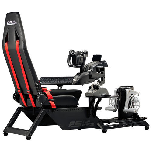 UNI Next Level Racing Flight Simulator Cockpit - Black
