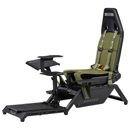 UNI Next Level Racing Boeing Military Edition Flight Simulator Cockpit - Black