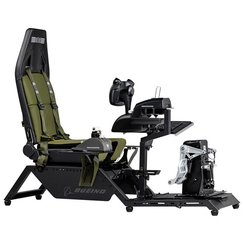 UNI Next Level Racing Boeing Military Edition Flight Simulator Cockpit - Black