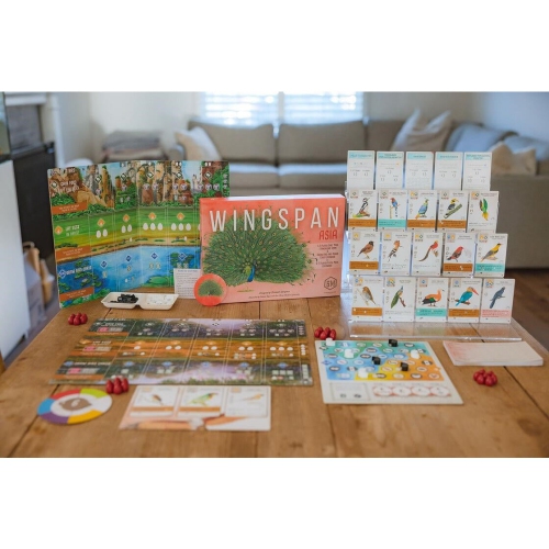 Stonemaier Games Wingspan Asia 1-2 players, ages 10+, 40-70 minutes