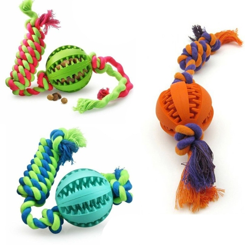 3 X Dog Chew Toys Durable Rubber Dog Toys for Chewers Tough Toys for Training and Cleaning Teeth Interactive Dog Toys