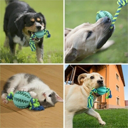 3 X Dog Chew Toys Durable Rubber Dog Toys for Chewers Tough Toys for Training and Cleaning Teeth Interactive Dog Toys