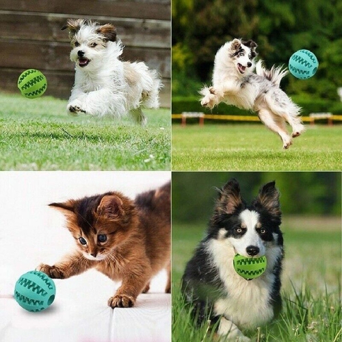 3 X Dog Chew Toys Durable Rubber Dog Toys for Chewers Tough Toys for Training and Cleaning Teeth Interactive Dog Toys