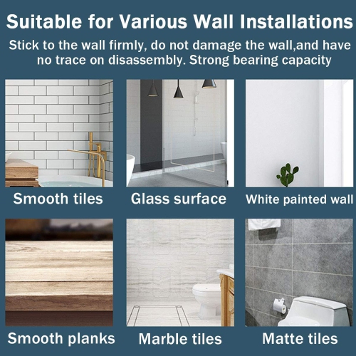 Universal Remote Holder Wall-Mounted Cell Phone Charging Holder Self-adhesive Storage Organizer For Kitchen Accessory