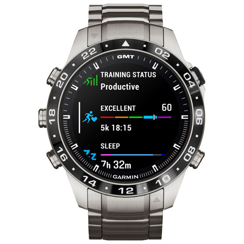 Garmin MARQ Aviator Gen 2 46mm GPS Watch with Heart Rate Monitor - Black