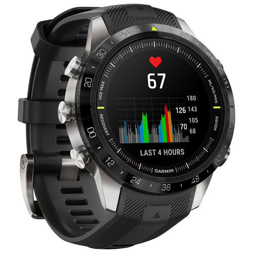 Montre GPS de 46 mm avec moniteur de fréquence cardiaque MARQ Athlete Gen 2 de Garmin - Noir