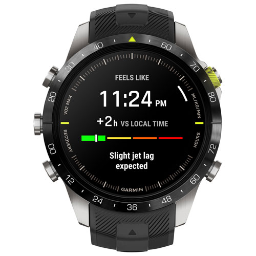 Montre intelligente multisport Bluetooth de 46 mm MARQ Athlete Gen 2 de Garmin - Noir
