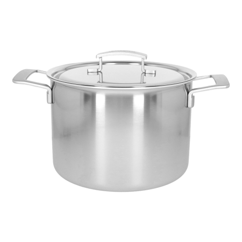 DEMEYERE  Industry 5 8 L 18/10 Stainless Steel Stock Pot With Lid