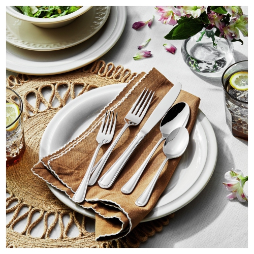 HENCKELS Alcea 20 Piece Flatware Set Polished