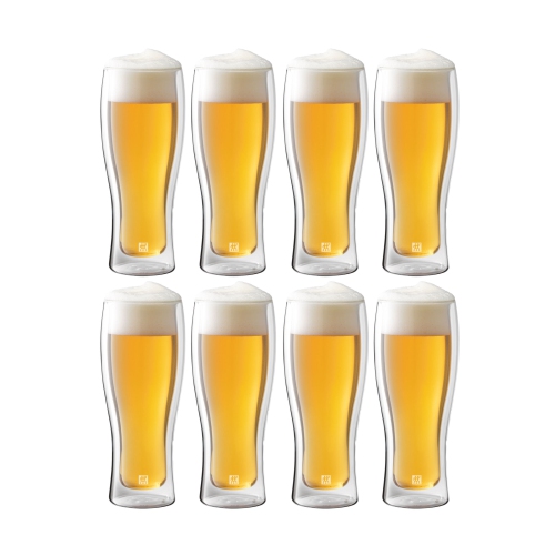 ZWILLING – Ensemble de 8 verres à bière Sorrento Bar, transparent, format économique