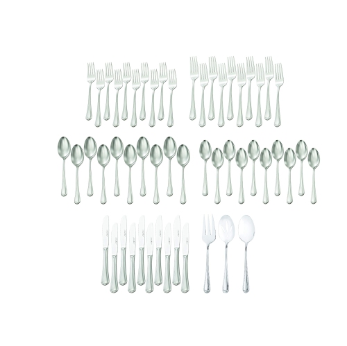 HENCKELS Alcea 53 Piece Flatware Set Polished