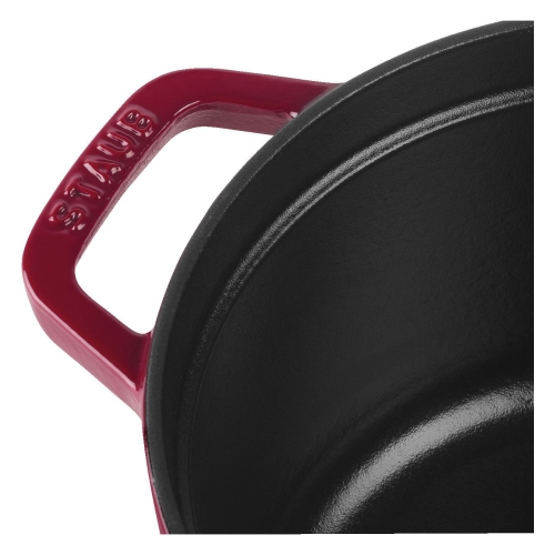 STAUB La Cocotte 5.5 L Cast Iron Oval Cocotte, Bordeaux