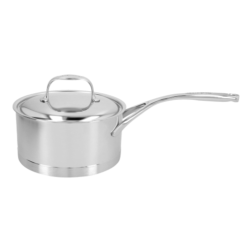 DEMEYERE  Atlantis 7 2.2 L 18/10 Stainless Steel Round Sauce Pan With Lid In Silver