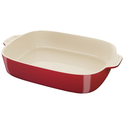 STAUB  Ceramique 3.7 L Ceramic Rectangular Oven Dish, Cherry