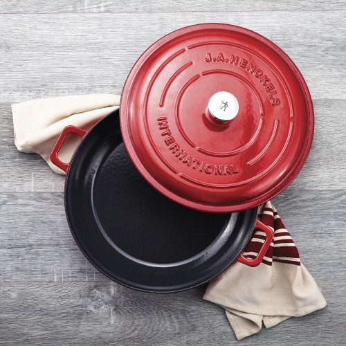 HENCKELS Cast Iron 3.25 L Enamel Sauteuse