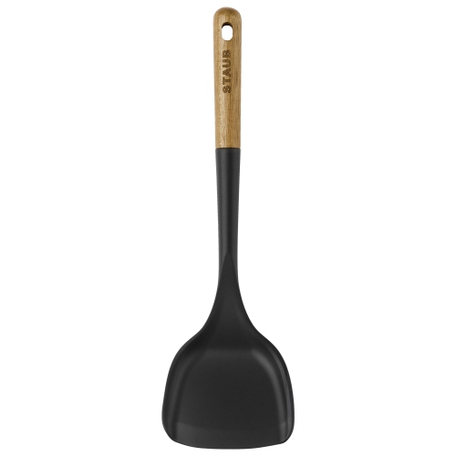 STAUB 31 cm Silicone Turner, Black
