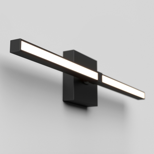 Artika Convertible Pro Modern Bathroom Vanity Light Fixture, Matte Black