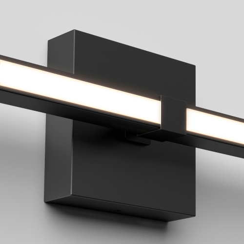 Artika Convertible Pro Modern Bathroom Vanity Light Fixture, Matte Black