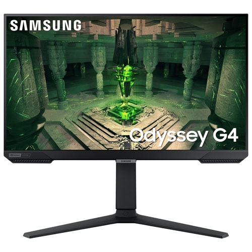 SAMSUNG  - Odyssey G4 25" 1080P HD 240Hz 1Ms Gtg Ips Led Freesync Gaming Monitor (Ls25Bg402Enxgo) - In Black