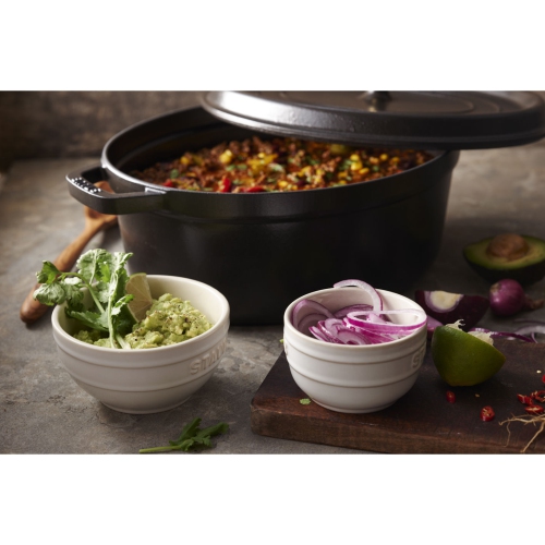 STAUB La Cocotte 12 L Cast Iron Oval Cocotte, Black