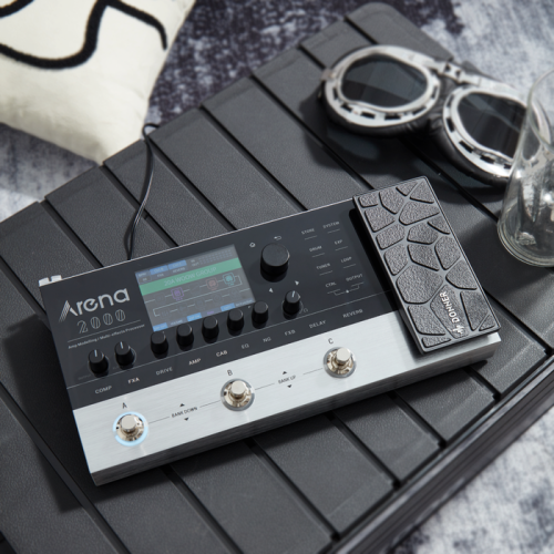 Donner Arena 2000 Multi-Effect Guitar Pedal AMP Modeling Multiple Effects Processor