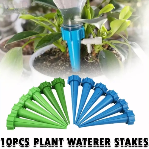 10pcs Automatic Plant Self Watering Spikes Garden Home Flower Drip Waterer Tool