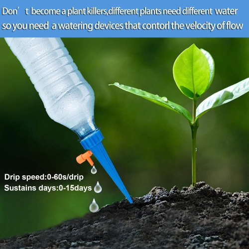 10pcs Automatic Plant Self Watering Spikes Garden Home Flower Drip Waterer Tool
