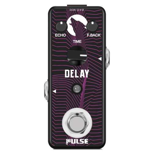 PULSE TECHNOLOGY  Delay Analog Vintage Delay Guitar Effect Pedal True Bypass