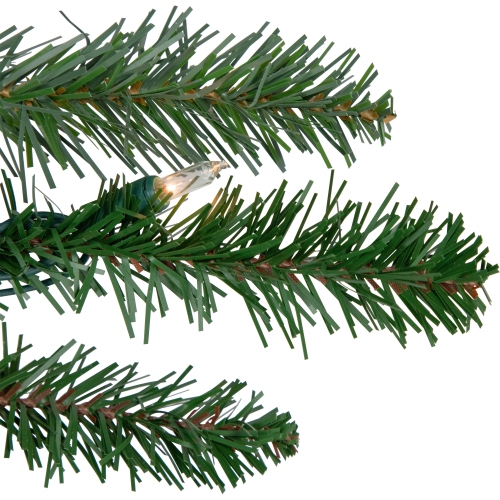 Real Touch™ Pre-Lit Grande Spruce Artificial Christmas Garland - 9' x 14" - Clear Lights