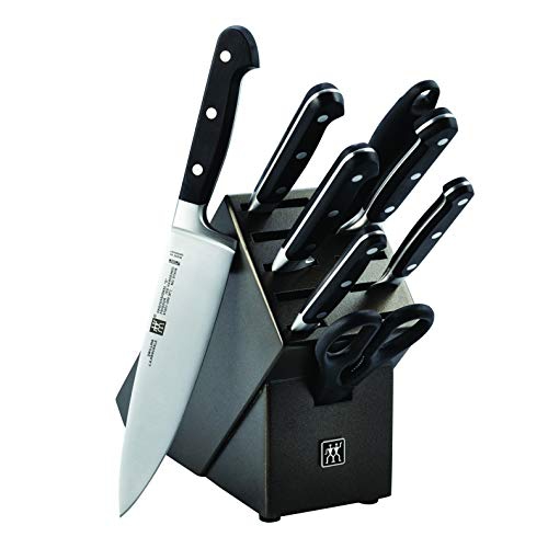 ZWILLING Professional S 9 Piece Knife Block Set, Black