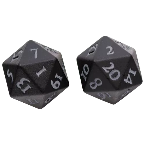 Image 1 of 1.. Ultra Pro Vivid Heavy Metal Dice: Black