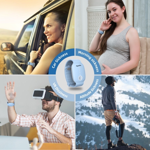 EmeTerm Fashion soulage les nausées électrode Sticulator Morning SMAA Motion Travel SMAA vomit relief sans gel Dragonne sans effets secondaires