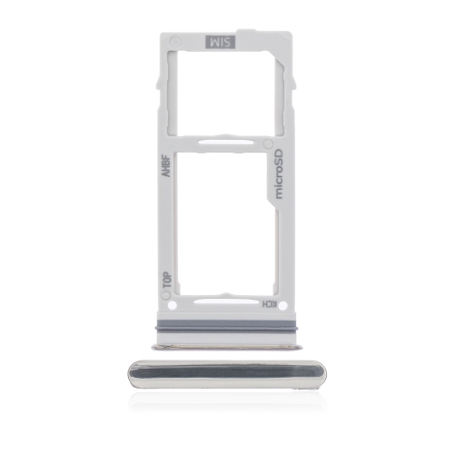 ESOURCE PARTS  Replacement Single Sim Card Tray Compatible for Samsung Galaxy A72 (A725 / 2021) (Awesome White)