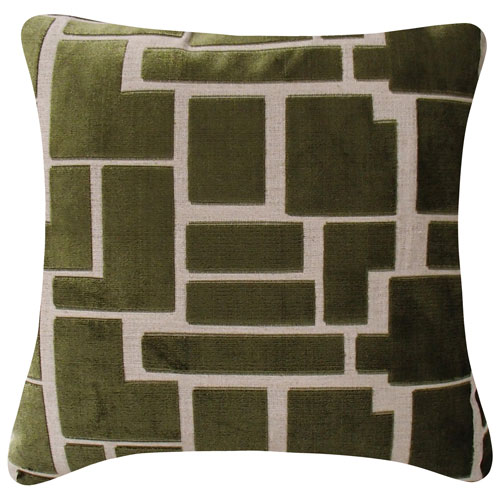 Millano Collection Aura 20" Luxury Decorative Pillow Cushion - Olive