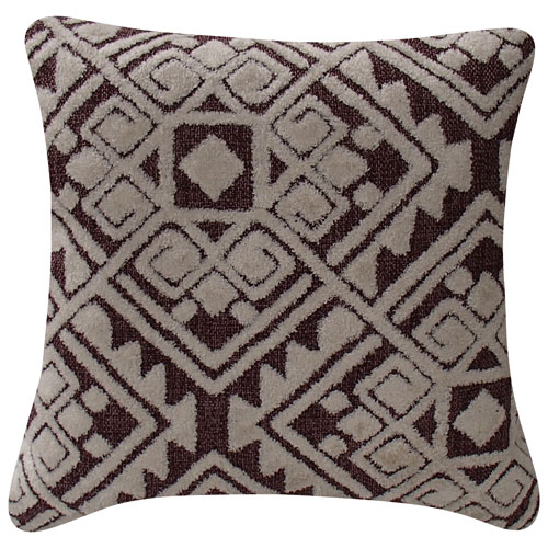 Millano Collection Dolce 20" Luxury Feather Decorative Pillow Cushion - Plum