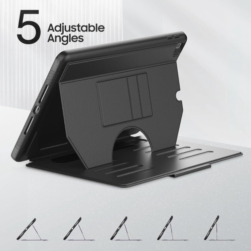 XCRS Premium Built Case for Apple iPad 10.9 inches 10th Gen 2022, Highly Protective, Shock Absorbing Cover with 2 Card Pockets, Built-In Pencil