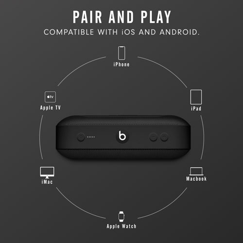Beats by Dre Pill+ Portable Bluetooth Speaker - Black - Open Box
