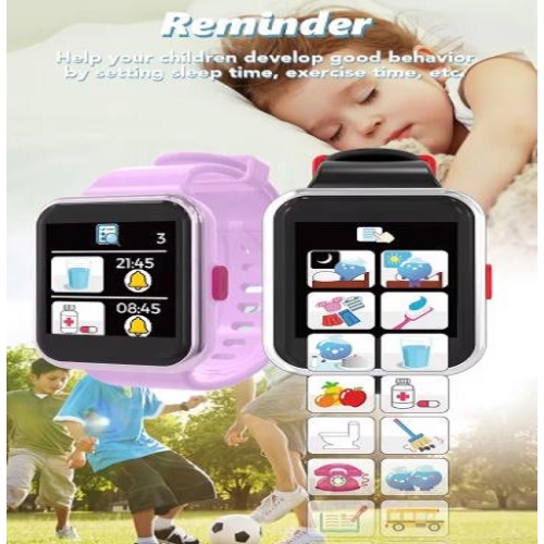 Montre intelligente pour enfants ULTREND, moniteur d'activité physique, écran tactile de 1,44 po, 3 jeux intégrés, étanche IP68, et 6 modes de sport.
