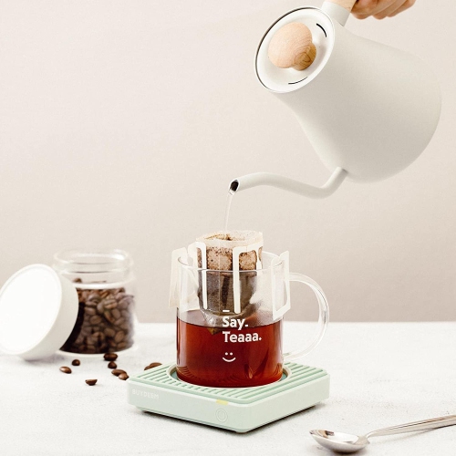 Chauffe-tasse très large OA20013 de BAPDEEM, chauffe-tasse à une touche, 2 réglages de température et arrêt automatique pour le bureau