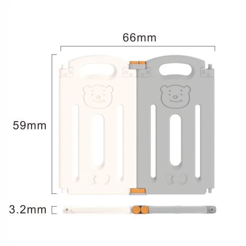 Additional Extra Panel ONLY for Foldable Baby Playpen of LIVINGbasics (Extra 2 Panel)
