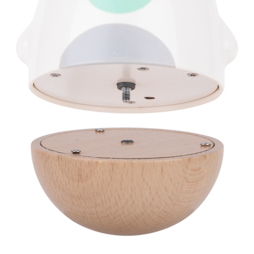 TOOKYLAND Bear Wind-Up Musical Wobbler - Roly Poly Tumbler Toy, Ages 12m+