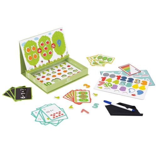 TOOKYLAND Math Learning Magnetic Box - 86pcs - Early Math Skills Educational Toy, Ages 3+