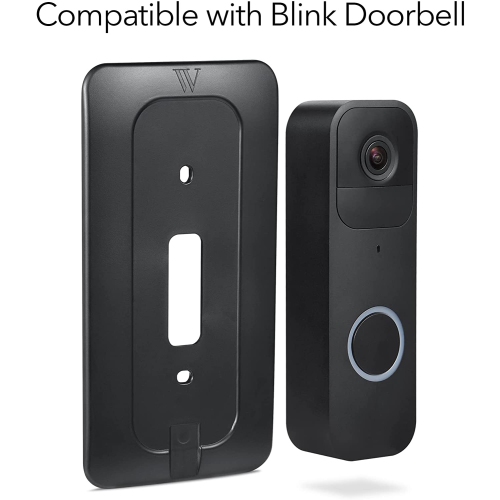 Wasserstein Wall Plate Compatible With Blink Video Doorbell - Easy Mounting for Your Blink Video Doorbell Camera