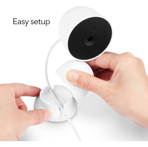 Wasserstein Magnetic Wall Mount Compatible with Google Nest Cam - More Mounting Options for Nest Cam - (Mounting Dome and Nest Cam Not Included)