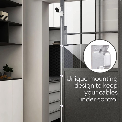 Wasserstein Magnetic Wall Mount Compatible with Google Nest Cam - More Mounting Options for Nest Cam - (Mounting Dome and Nest Cam Not Included)